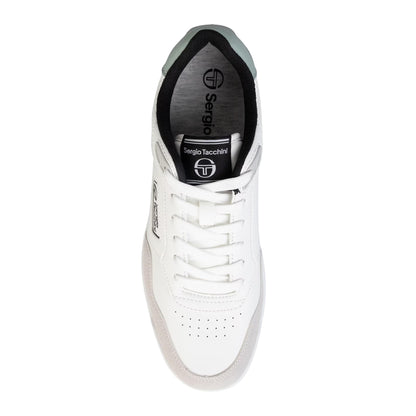 White - Lifestyle - Sergio Tacchini Mens Livorno Leather Trainers