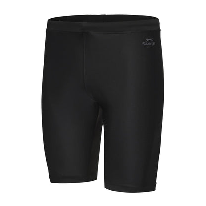 Black - Side - Slazenger Mens Elasticated Waist Swimwear