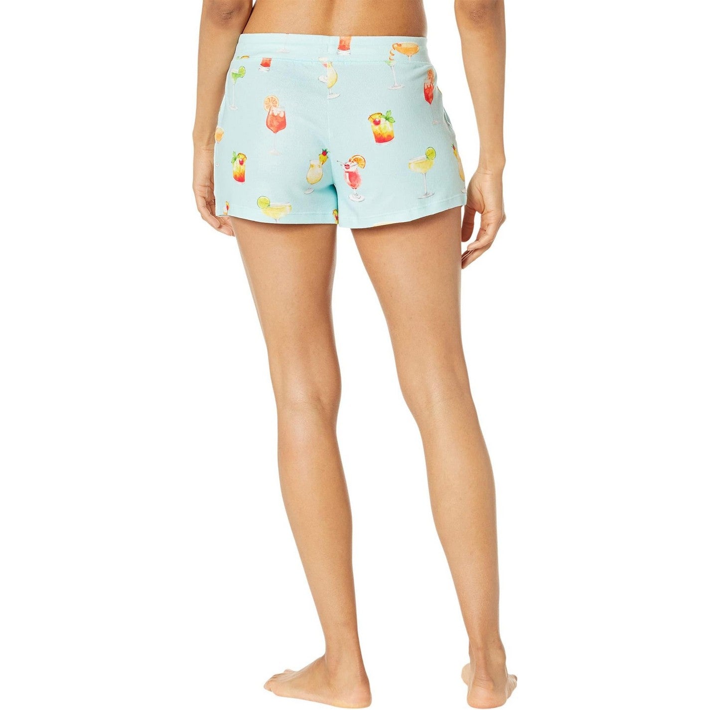 Aqua-Multicoloured - Lifestyle - PJ Salvage Womens-Ladies Let´s Drink About It Jersey Relaxed Fit Lounge Shorts