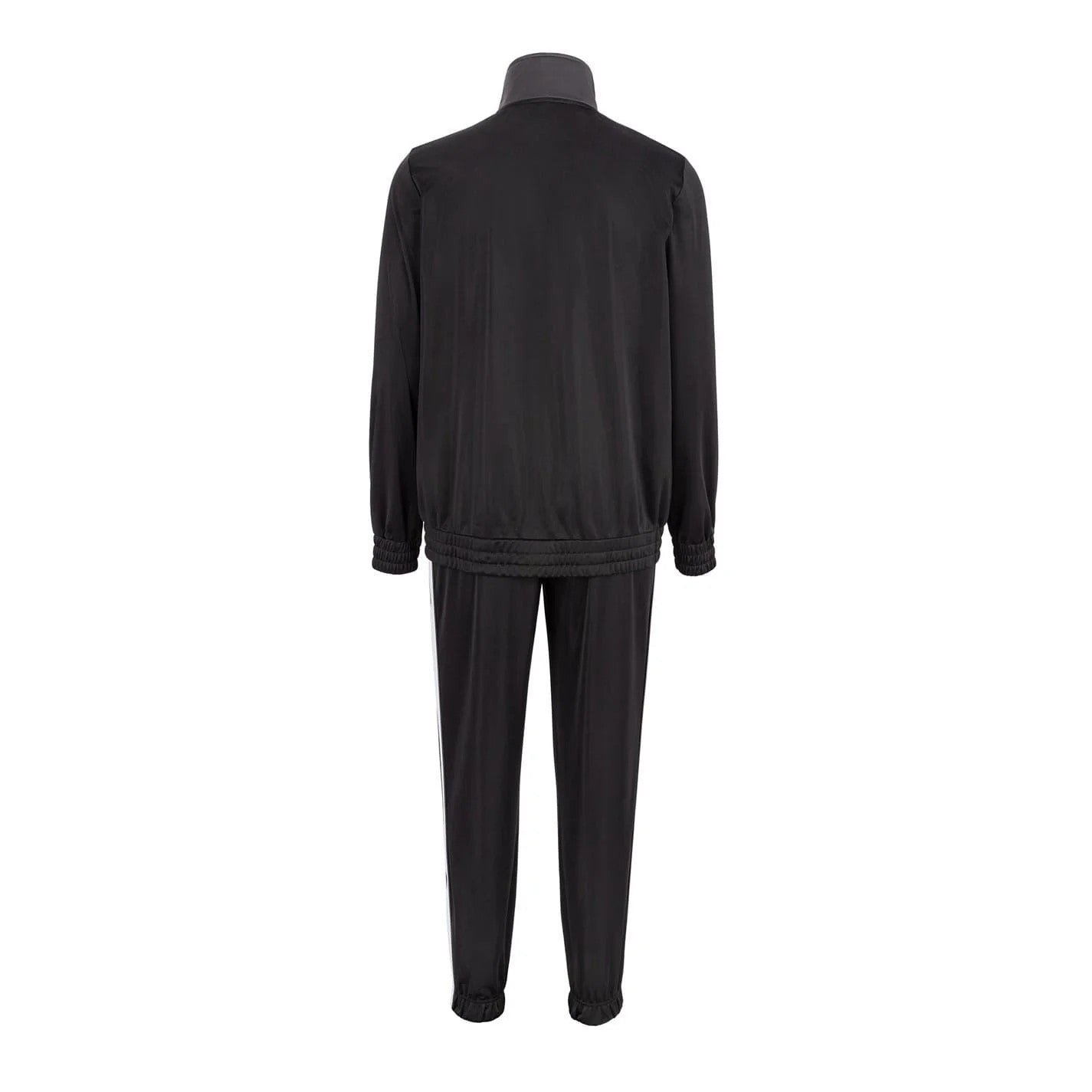 Black-Charcoal - Back - Slazenger Mens Chevron Lightweight Tracksuit Set