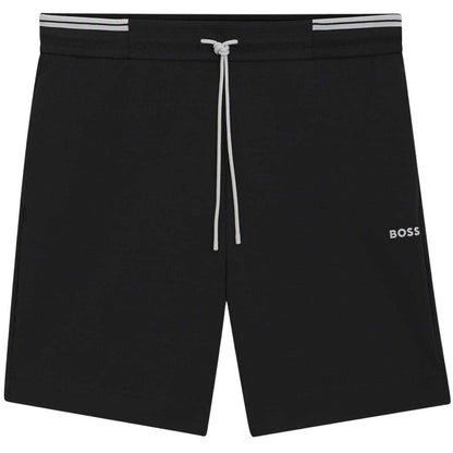 Black - Front - Boss Mens Zone Shorts