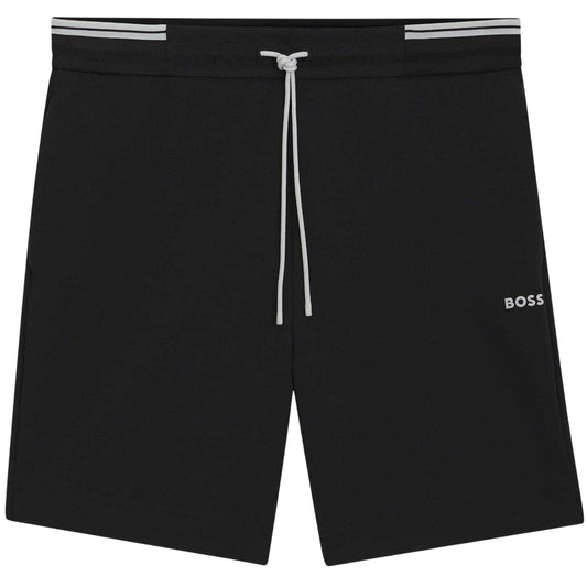 Black - Front - Boss Mens Zone Shorts