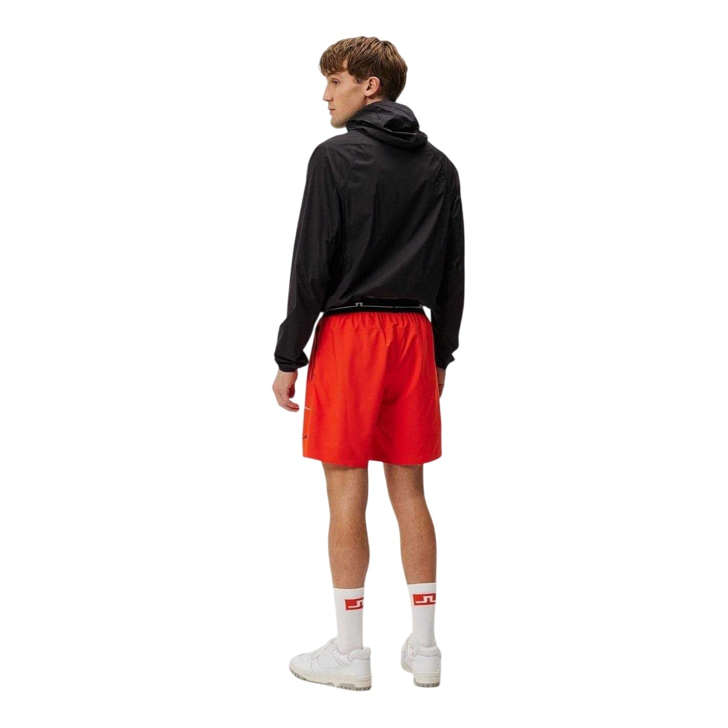 Tangerine Tango - Back - J.Lindeberg Mens Novo Athletic Shorts