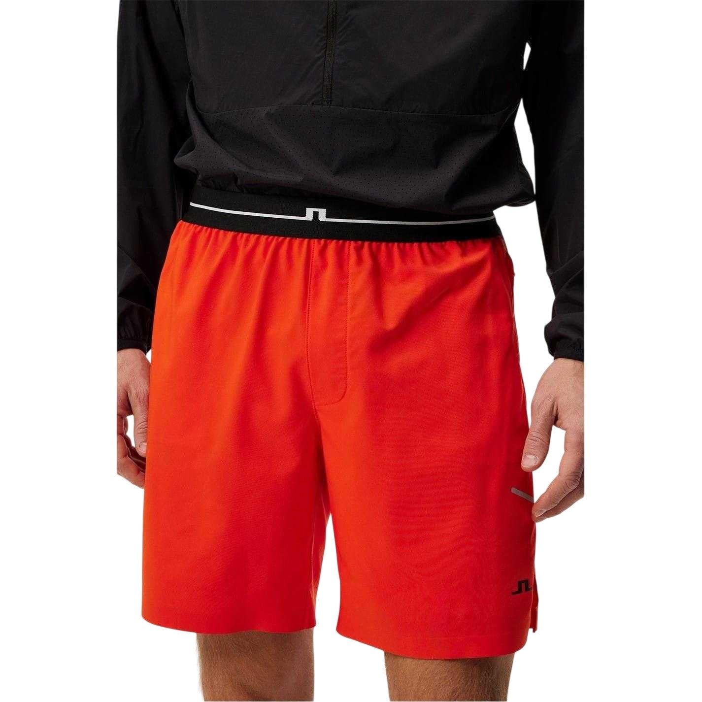 Tangerine Tango - Side - J.Lindeberg Mens Novo Athletic Shorts