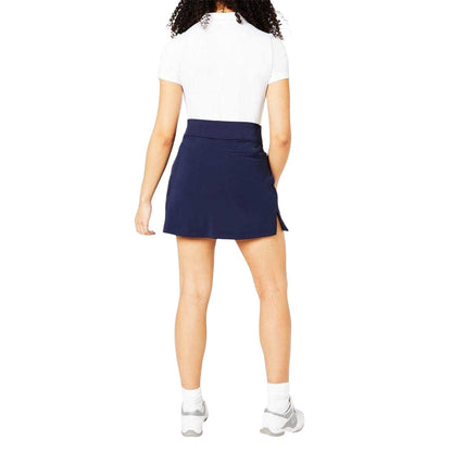 Navy - Back - Slazenger Womens-Ladies Plain Golf Skort