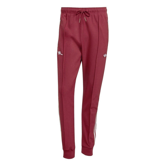Red - Front - Adidas Mens Terrace Icons Arsenal FC Tracksuit Bottoms