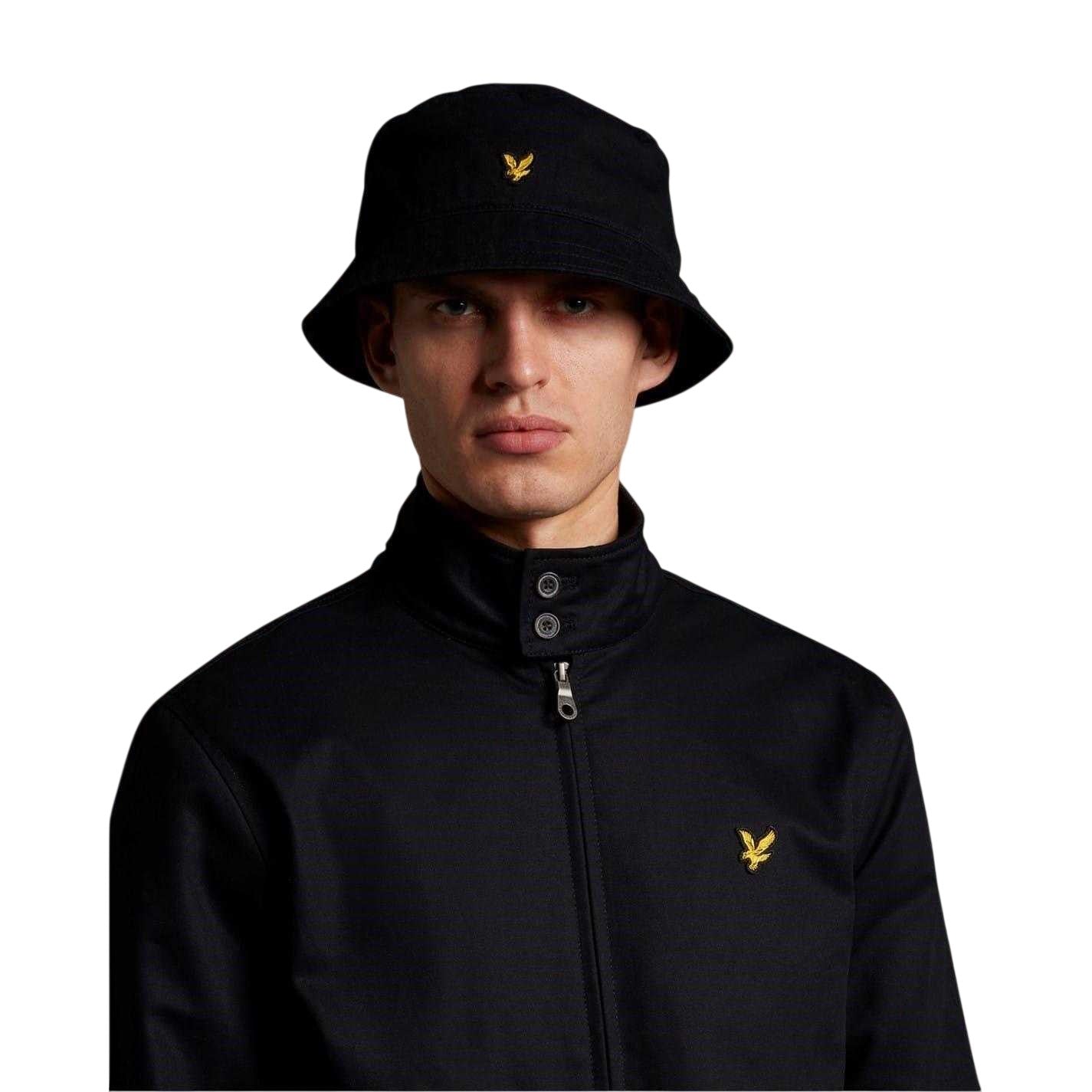 Black - Side - Lyle & Scott Mens Harrington Jacket