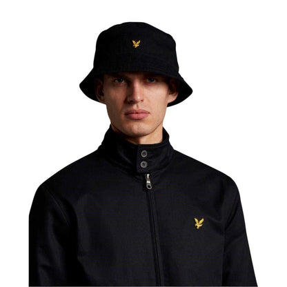 Black - Side - Lyle & Scott Mens Harrington Jacket