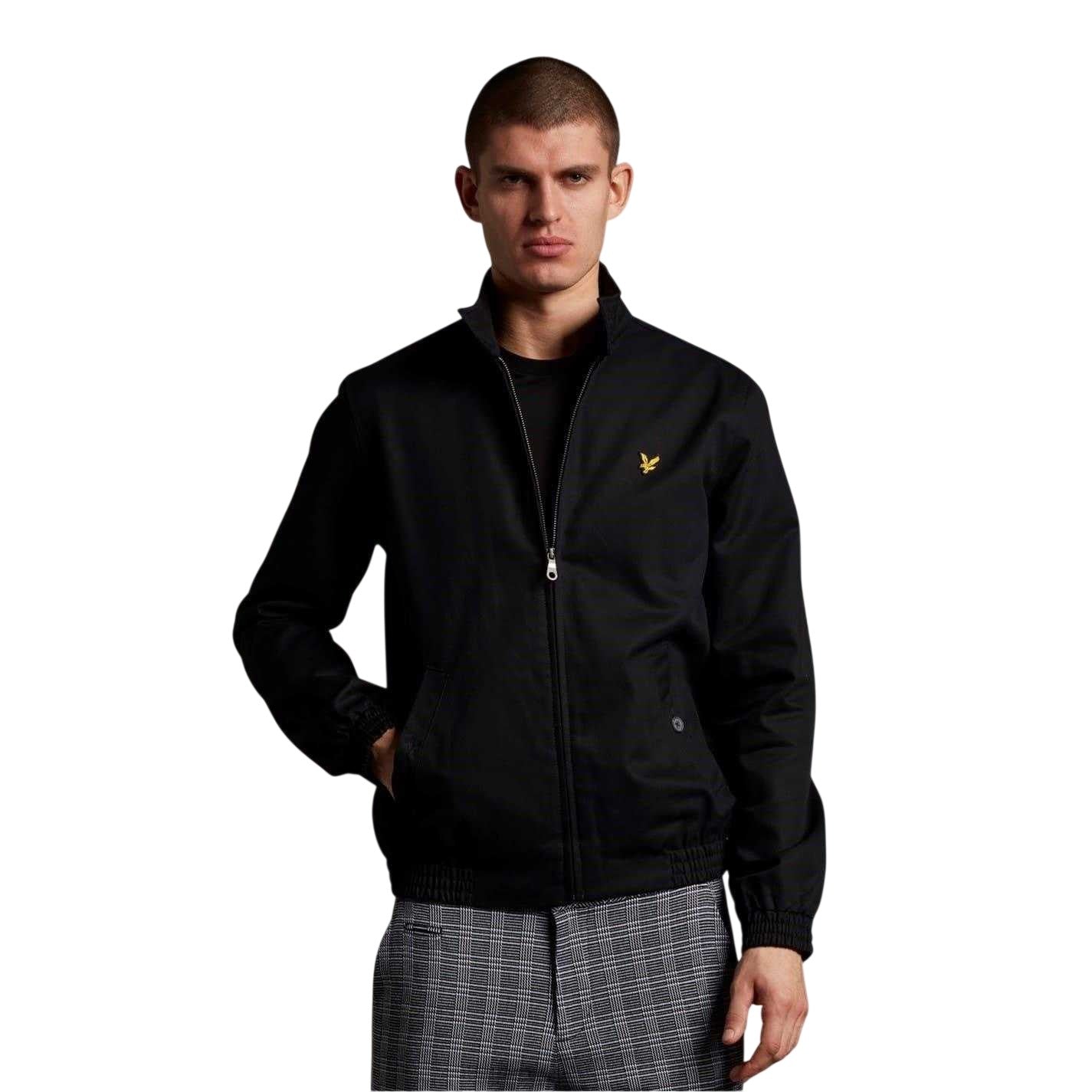 Black - Lifestyle - Lyle & Scott Mens Harrington Jacket