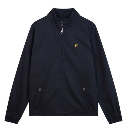 Navy - Front - Lyle & Scott Mens Harrington Jacket