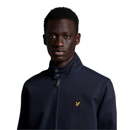Navy - Side - Lyle & Scott Mens Harrington Jacket