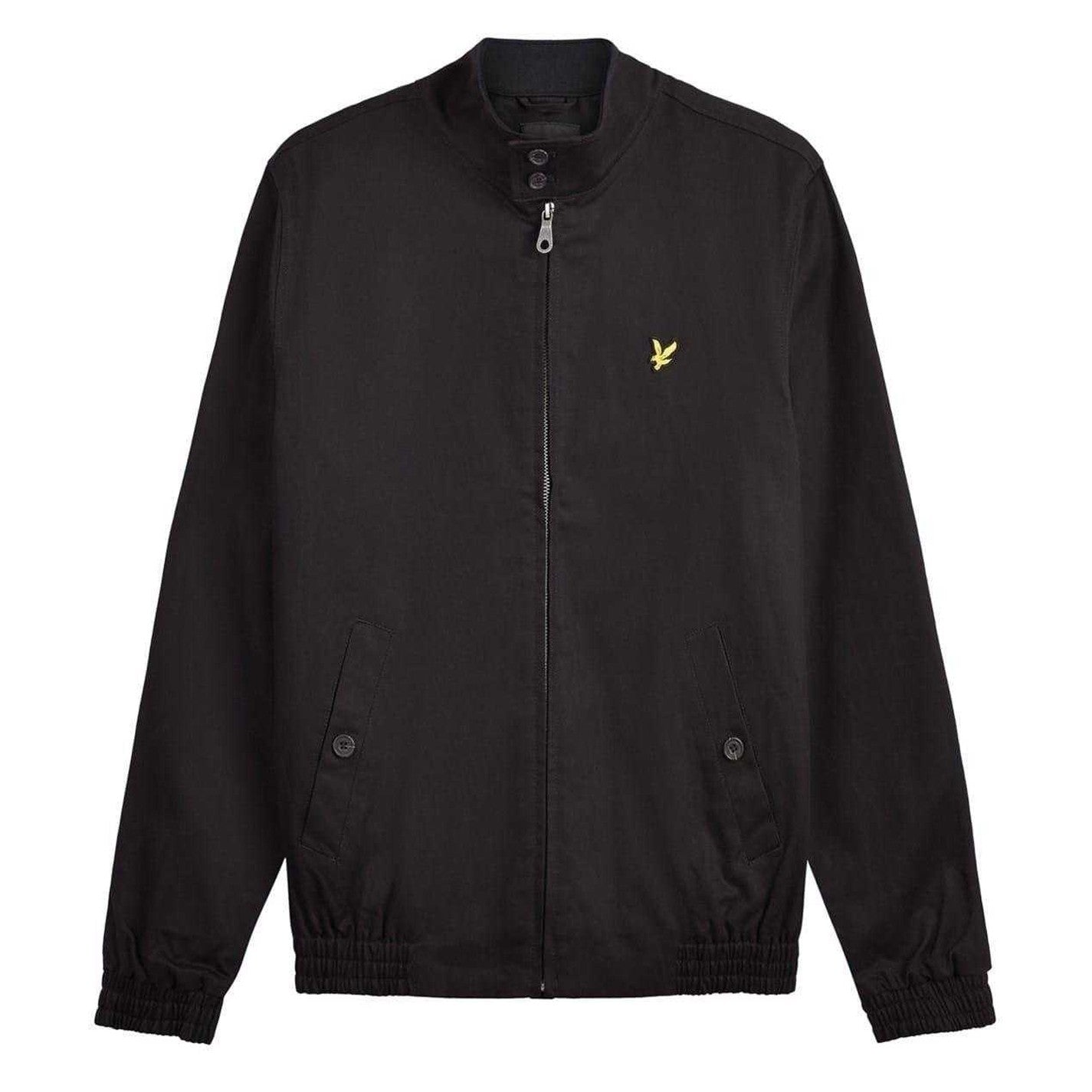 Black - Front - Lyle & Scott Mens Harrington Jacket
