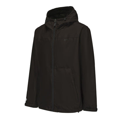 Black - Side - Slazenger Mens Showerproof Waterproof Jacket