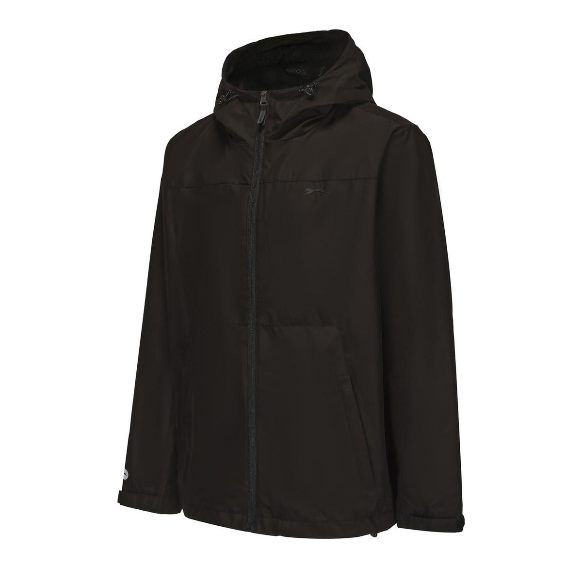 Black - Side - Slazenger Mens Showerproof Waterproof Jacket