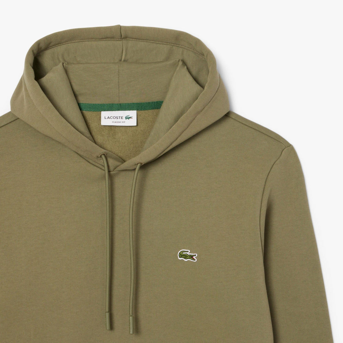 Green - Pack Shot - Lacoste Mens Organic Cotton Hoodie