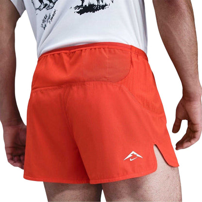 Picante Red-Black - Back - Nike Mens Trail Running Shorts