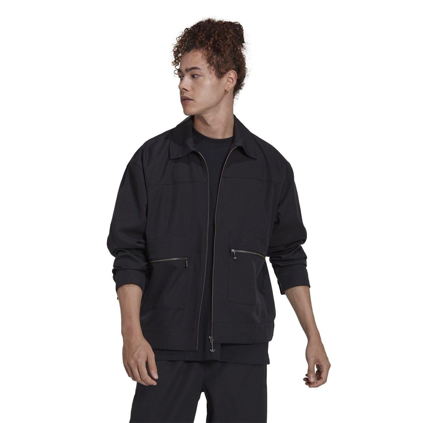Black - Side - Adidas Mens Adicolor Contempo Tailored Jacket