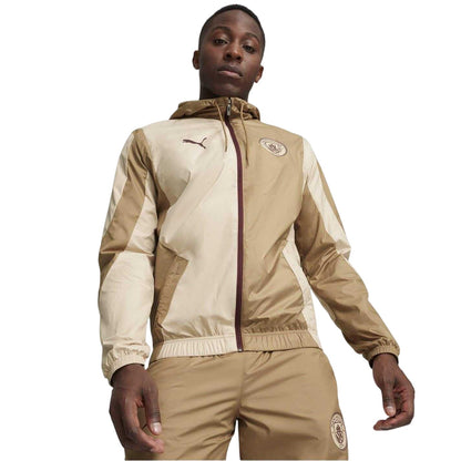 Sand - Lifestyle - Puma Mens Manchester City Woven Jacket