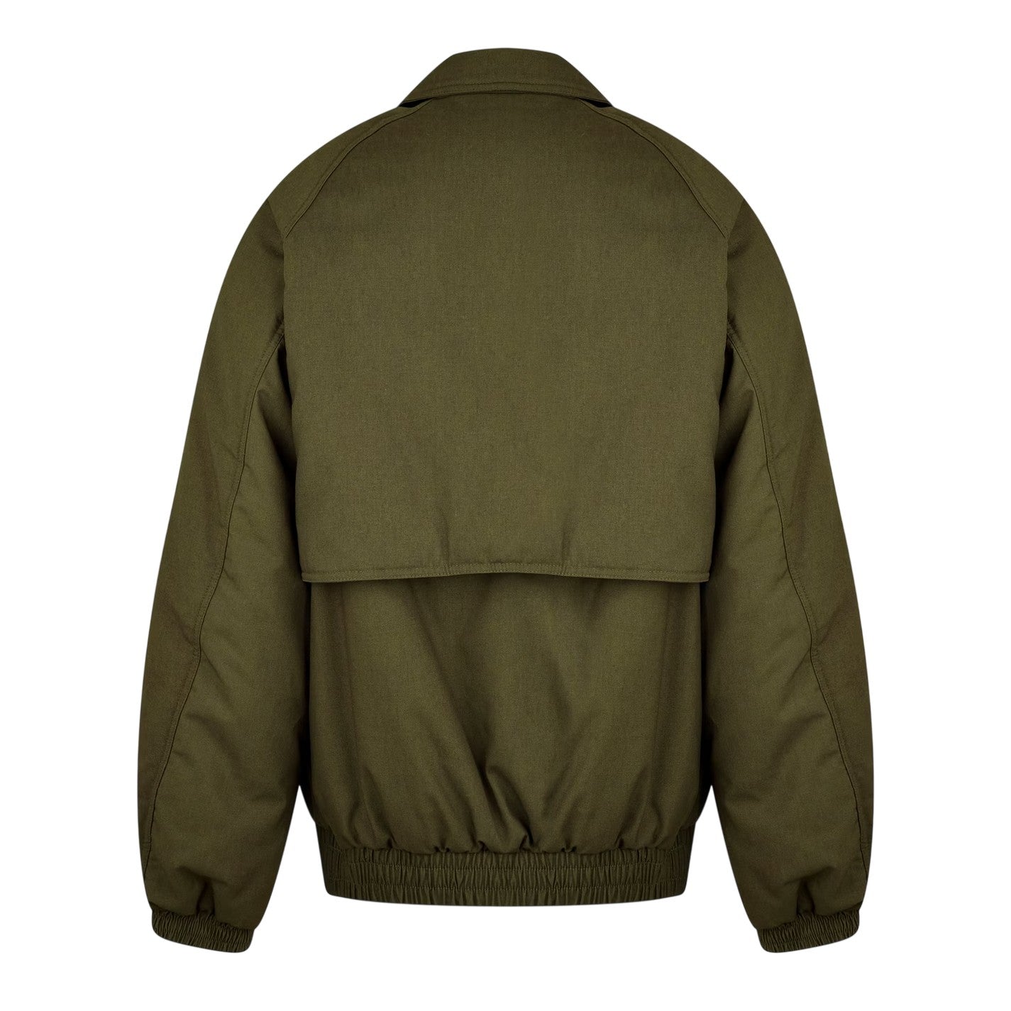 Khaki Green - Back - Jack Wills Mens Polycotton Harrington Jacket