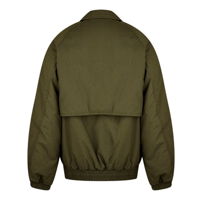 Khaki Green - Back - Jack Wills Mens Polycotton Harrington Jacket