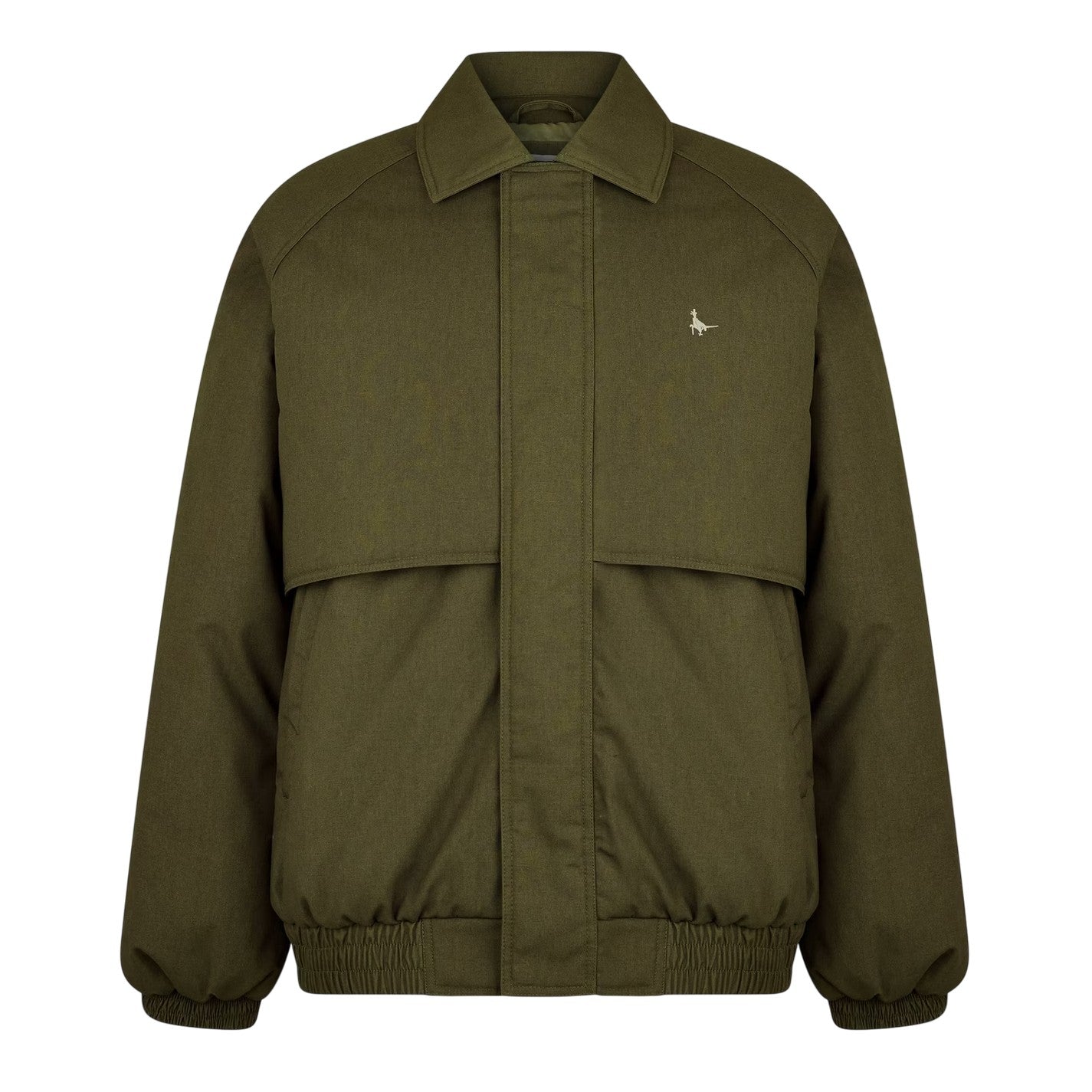 Khaki Green - Front - Jack Wills Mens Polycotton Harrington Jacket