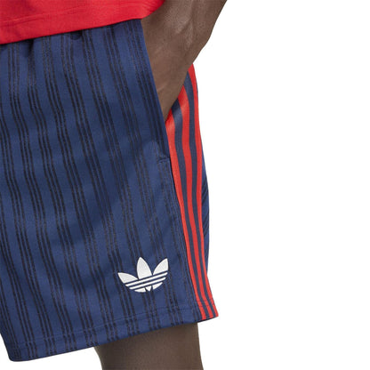 Blue-White - Side - Arsenal Mens Originals 25-26 Adidas Regular Shorts