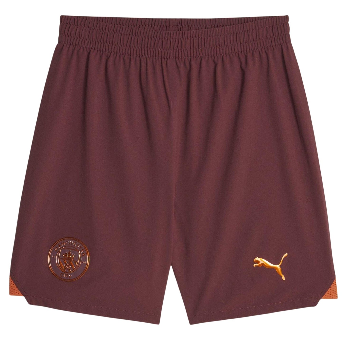 Aubergine - Front - Manchester City FC Mens Promo Puma Football Shorts