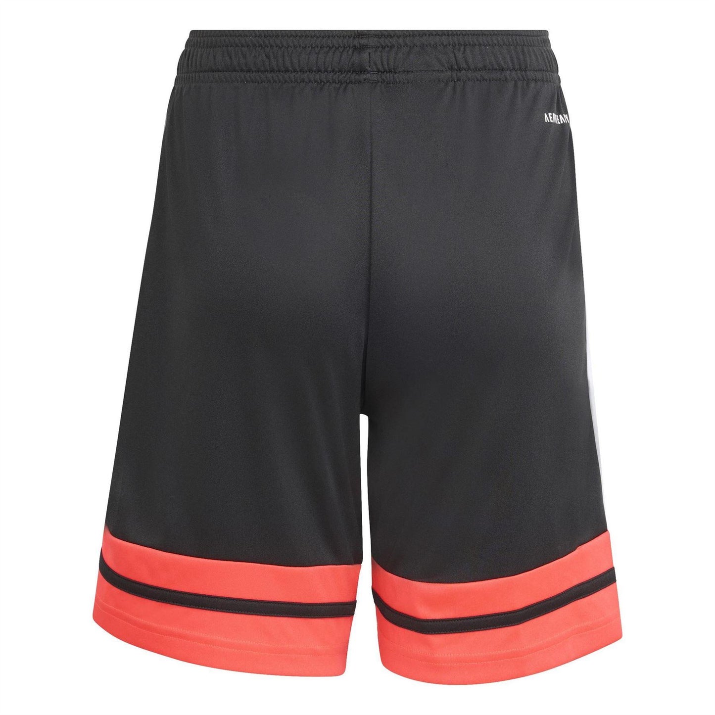 Black-Red - Back - Adidas Childrens-Kids F50 Running Shorts