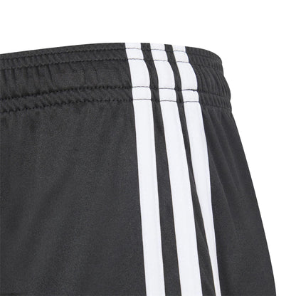 Black-Red - Pack Shot - Adidas Childrens-Kids F50 Running Shorts