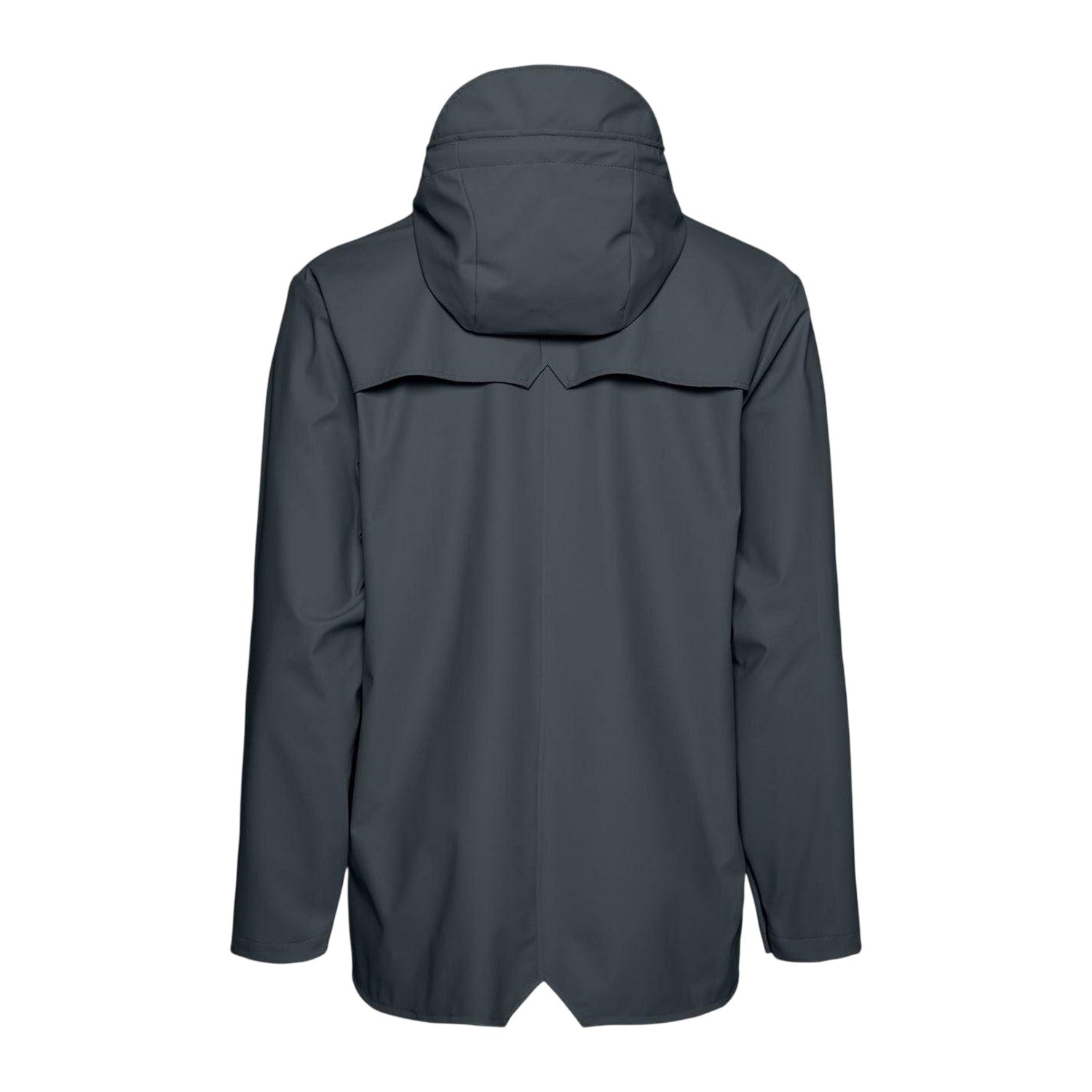 Grey - Back - Rains Mens Waterproof Jacket