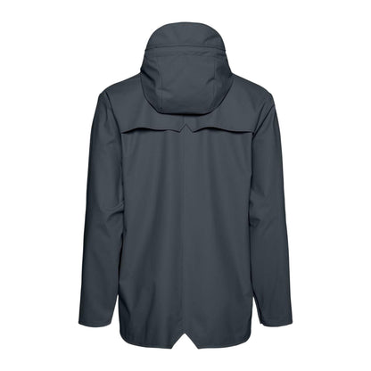 Grey - Back - Rains Mens Waterproof Jacket