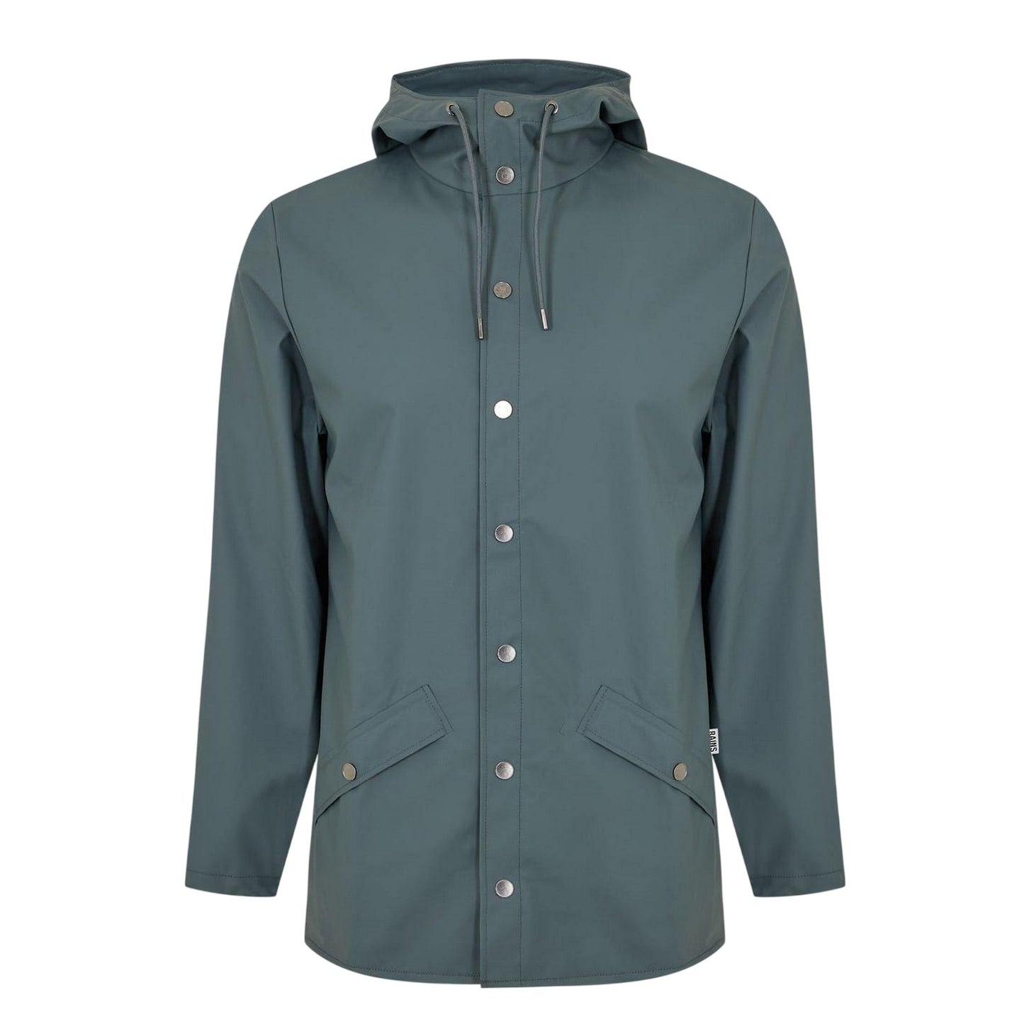 Lagoon Blue - Front - Rains Mens Waterproof Jacket