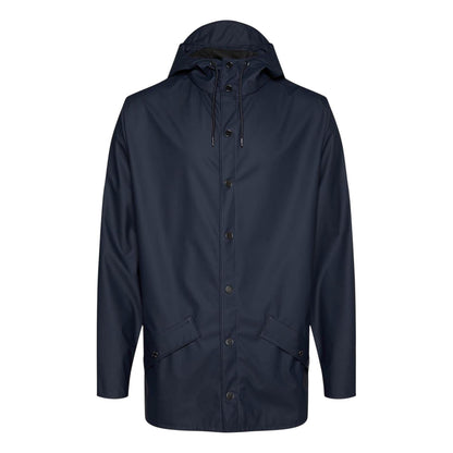 Navy - Front - Rains Mens Waterproof Jacket