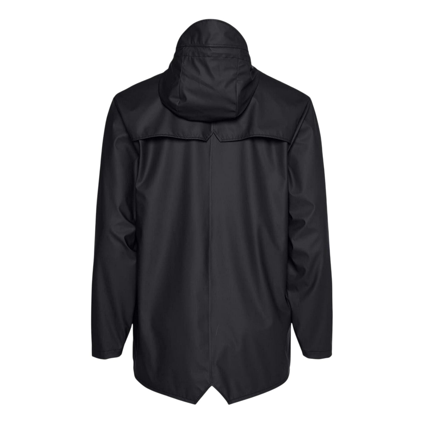 Black - Back - Rains Mens Waterproof Jacket