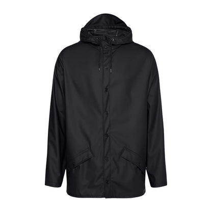 Black - Front - Rains Mens Waterproof Jacket