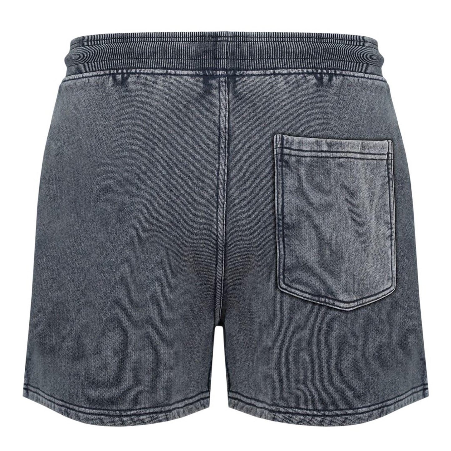 Washed Grey - Back - Everlast Mens NYC Lettering Shorts