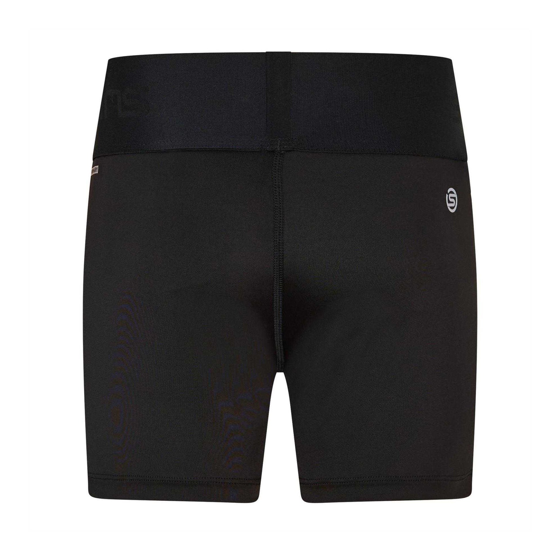 Black - Back - Skins Womens-Ladies Dynamic Fitted Compression Shorts