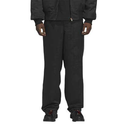 Black - Side - Adidas Mens Clot All-Over Print Tracksuit Bottoms