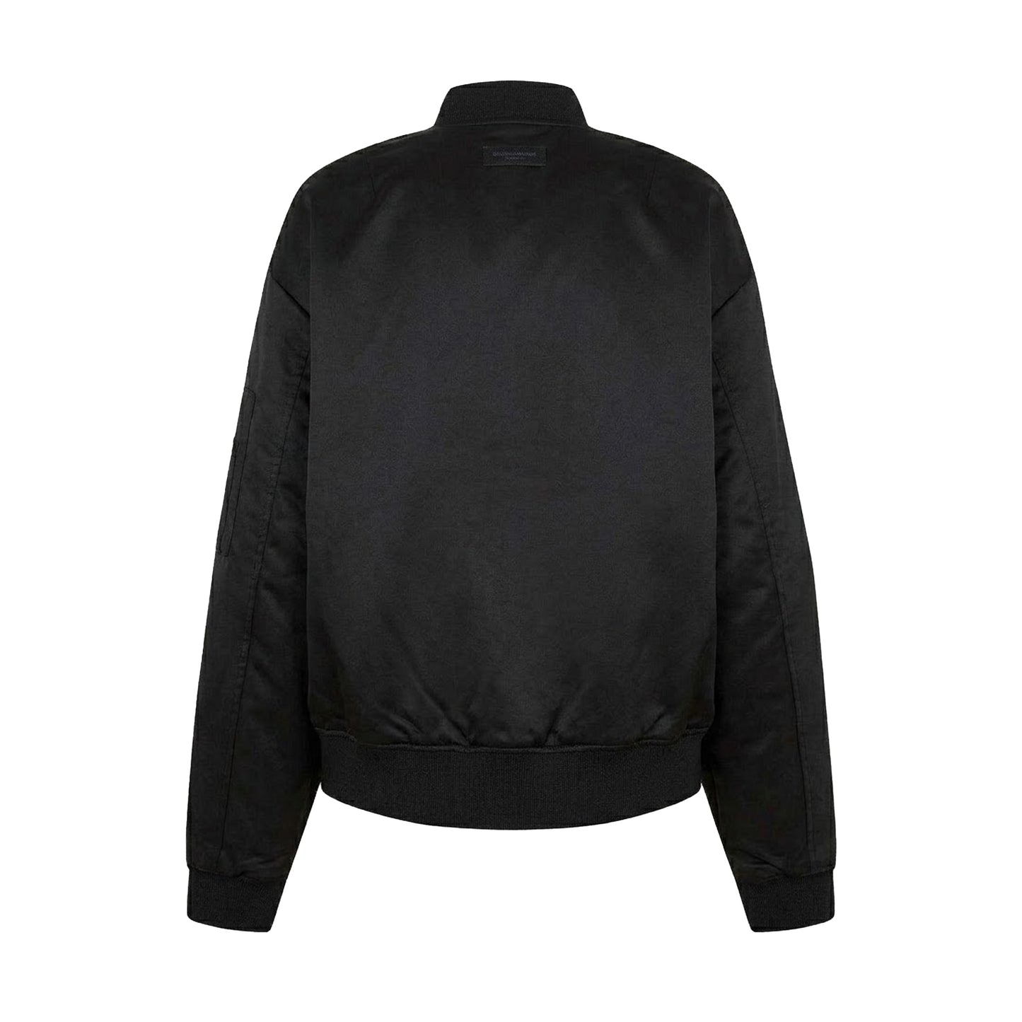 Black - Back - JJXX Womens-Ladies Satin Bomber Jacket