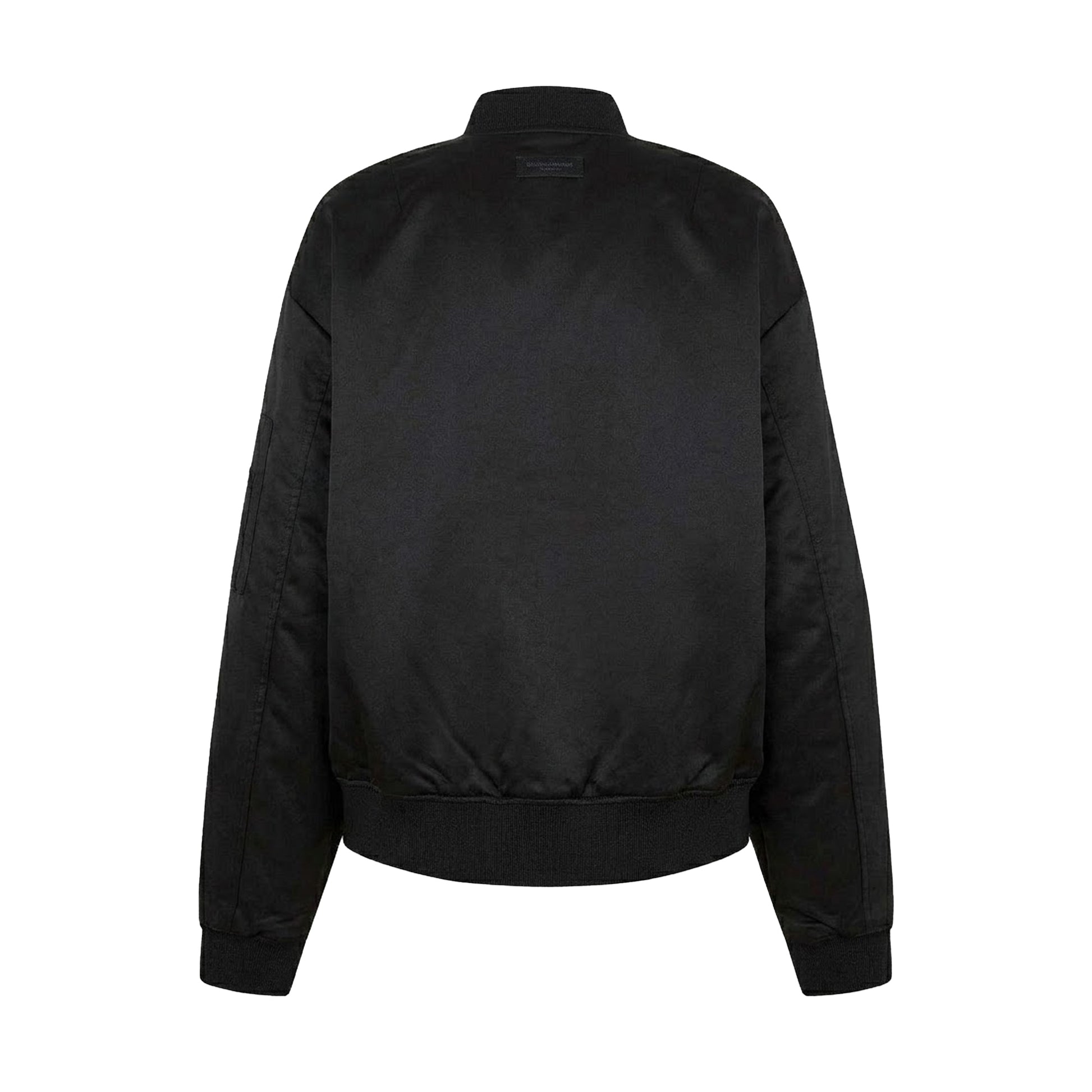 Black - Back - JJXX Womens-Ladies Satin Bomber Jacket
