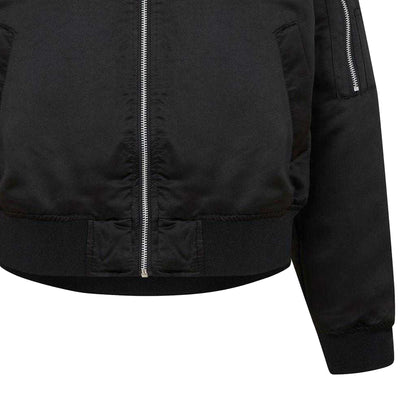 Black - Lifestyle - JJXX Womens-Ladies Satin Bomber Jacket