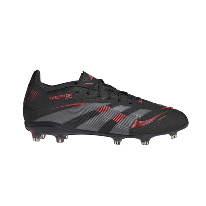 Black-Grey - Lifestyle - Adidas Childrens-Kids Predator Elite Firm Ground Football Boots