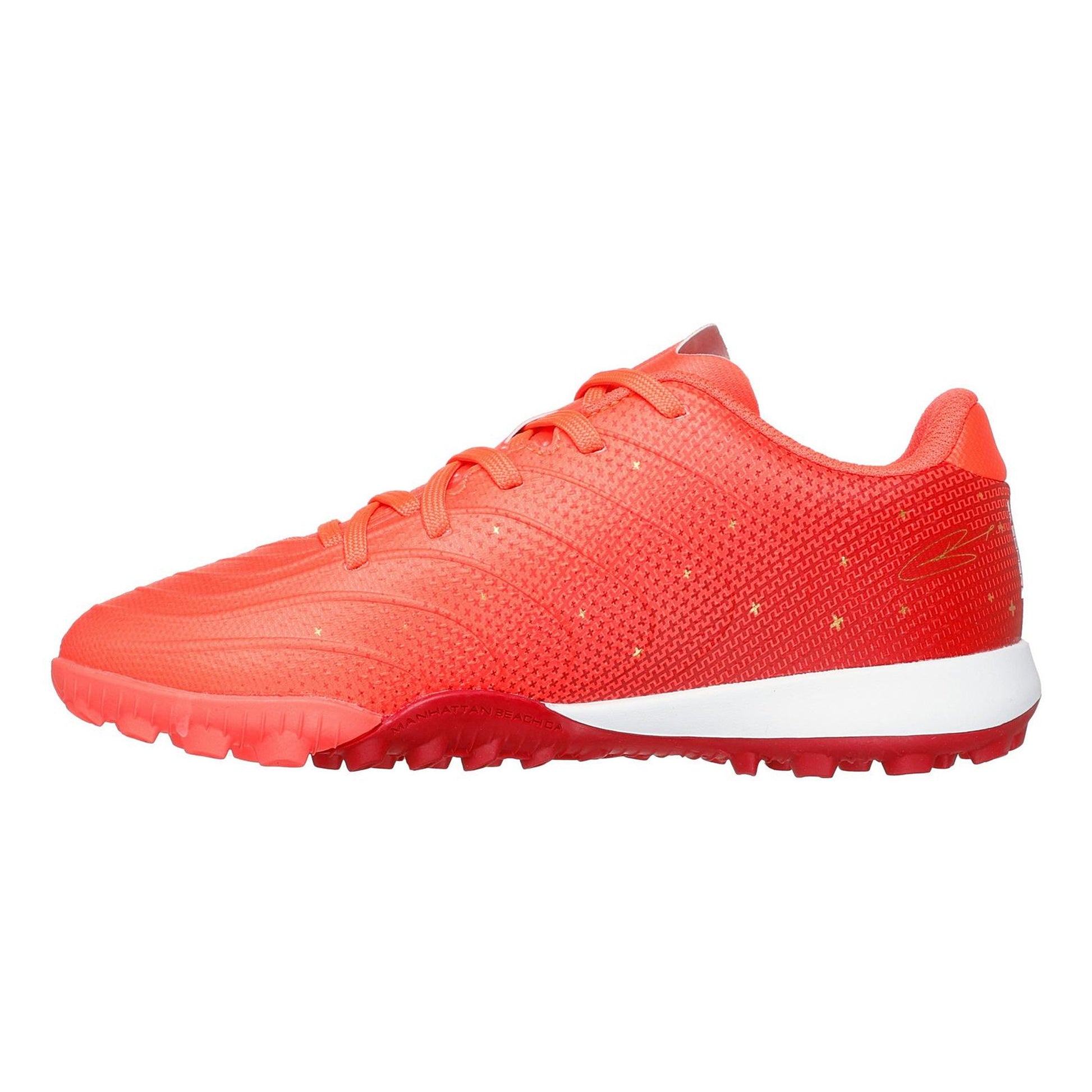 Orange - Back - Skechers Childrens-Kids Harry Kane Firm Ground Football Boots