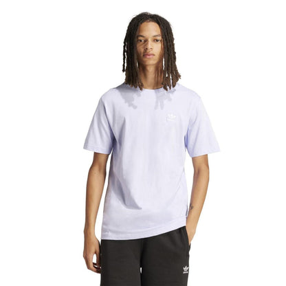 Violet - Lifestyle - Adidas Mens Essentials Logo Regular T-Shirt