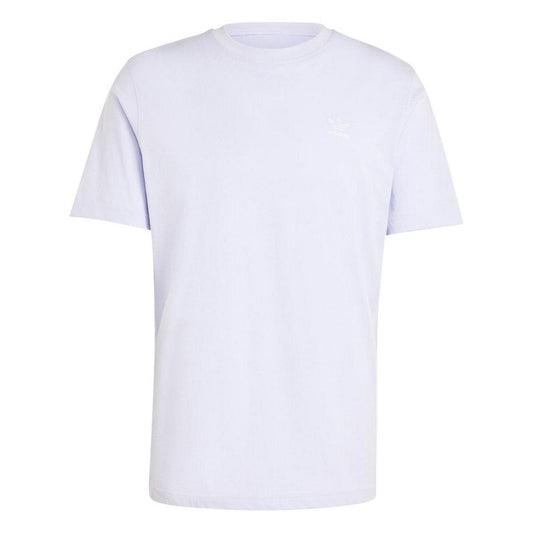 Violet - Front - Adidas Mens Essentials Logo Regular T-Shirt