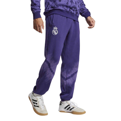 Dark Purple - Lifestyle - Adidas Mens Real Madrid CF Tracksuit Bottoms