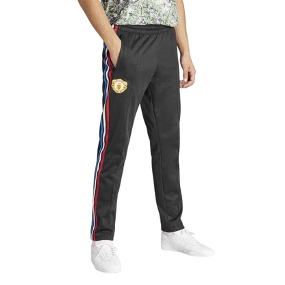 Black - Lifestyle - Adidas Mens Manchester United FC Tracksuit Bottoms
