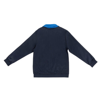 Royal Blue-White - Side - Slazenger Childrens-Kids Polyester Lightweight Tracksuit Set