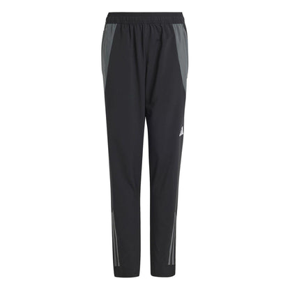 Black-Dark Grey - Front - Adidas Childrens-Kids Tiro 24 Competition Presentation Tracksuit Bottoms