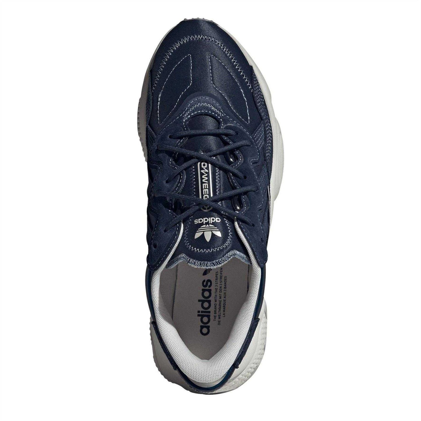 Night Indigo - Lifestyle - Adidas Childrens-Kids Ozweego Logo Suede Low Cut Trainers